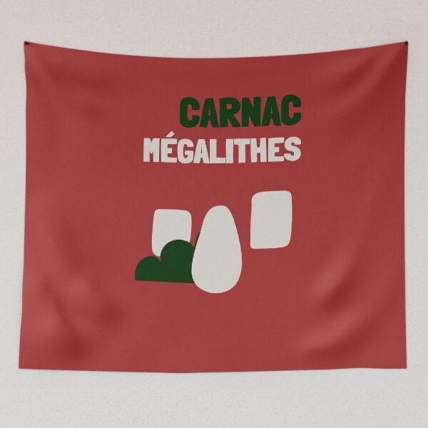Item preview, Carnac Colorful abstract megaliths designed and sold by eilaroc.