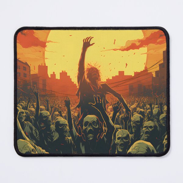 Item preview, Post Apocalyptic Zombie Horde at Sunset designed and sold by Je-we.