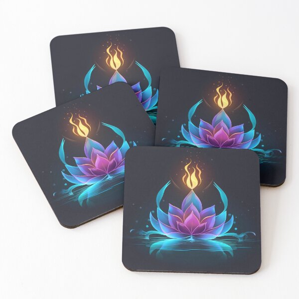 Item preview, “Neon Glow: Floral Energy” designed and sold by Art-Vortex-fr.