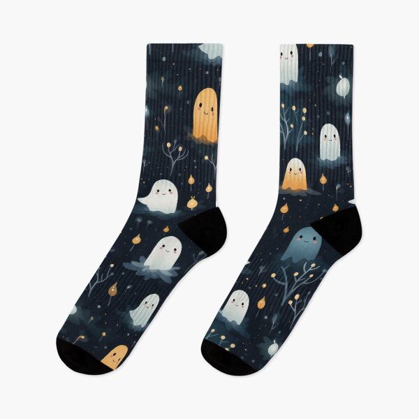 Item preview, Ethereal Echoes: Boo-tiful Ghosts Pattern designed and sold by KaleidoKiosk.