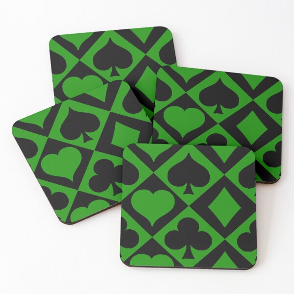 Item preview, Playing Card Style Black/Green designed and sold by KelchKreatives.