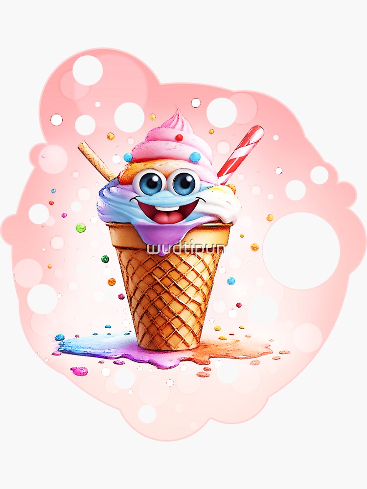 ice cream stickers 