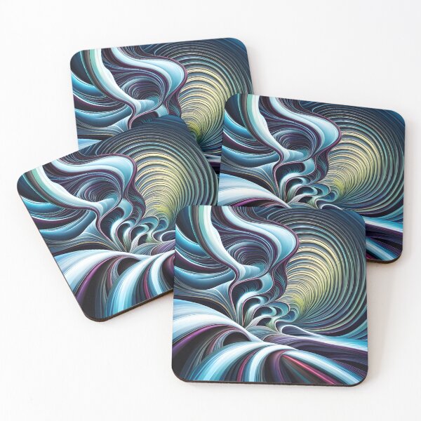 Item preview, Harmonic Wavelengths Fractal designed and sold by galactify.