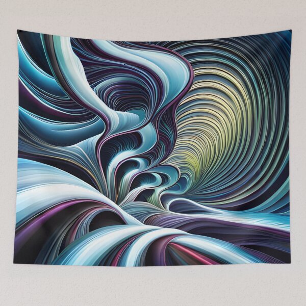 Item preview, Harmonic Wavelengths Fractal designed and sold by galactify.