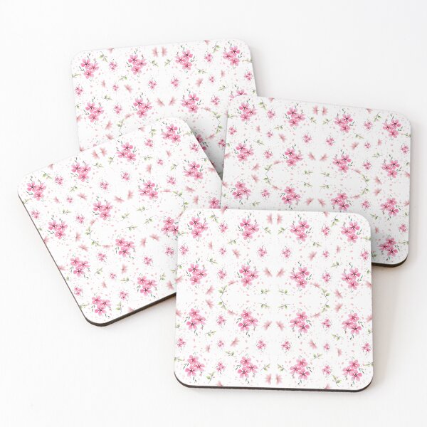 Item preview, Pink flowers pattern  designed and sold by PatilRohan.