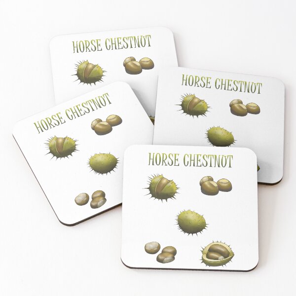 Item preview, Horse Chestnut Stickers Set designed and sold by AtrixArt.