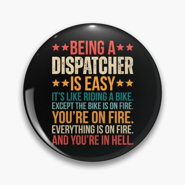 Item preview, Retro Being A Dispatcher Is Easy designed and sold by kamrankhan.