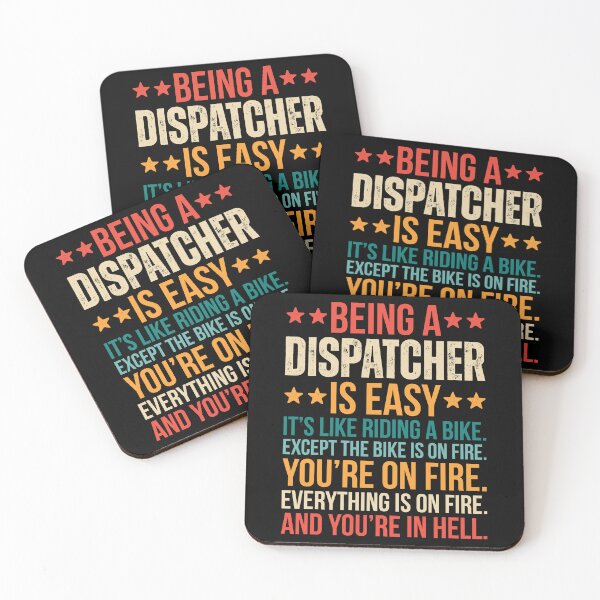 Item preview, Retro Being A Dispatcher Is Easy designed and sold by kamrankhan.