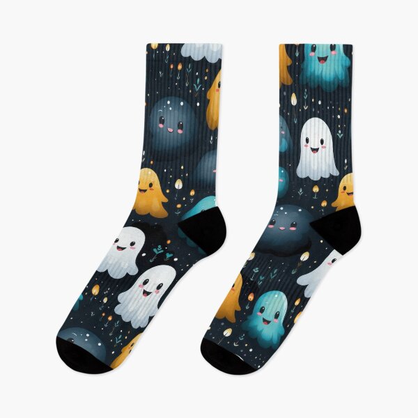 Item preview, Ethereal Echoes: Boo-tiful Ghosts Pattern designed and sold by KaleidoKiosk.