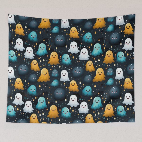 Item preview, Ethereal Echoes: Boo-tiful Ghosts Pattern designed and sold by KaleidoKiosk.