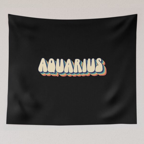Item preview, Aquarius Retro designed and sold by MyStarSign.