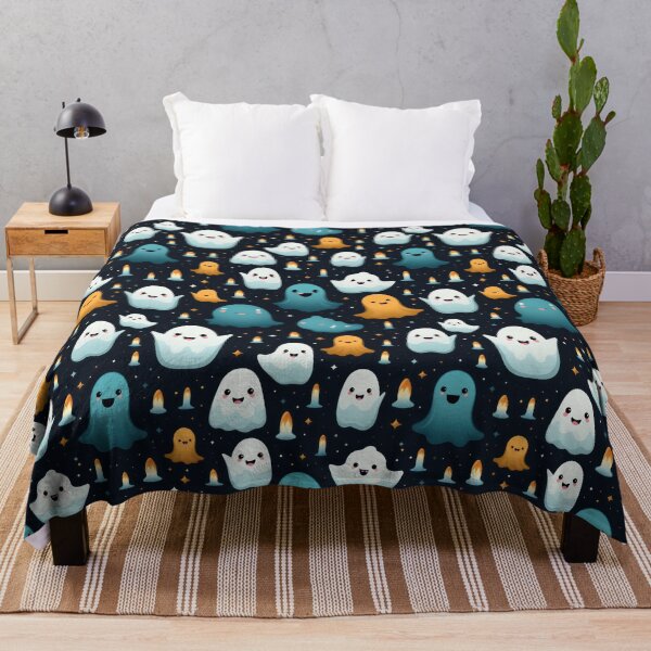 Item preview, Ethereal Echoes: Boo-tiful Ghosts Pattern designed and sold by KaleidoKiosk.
