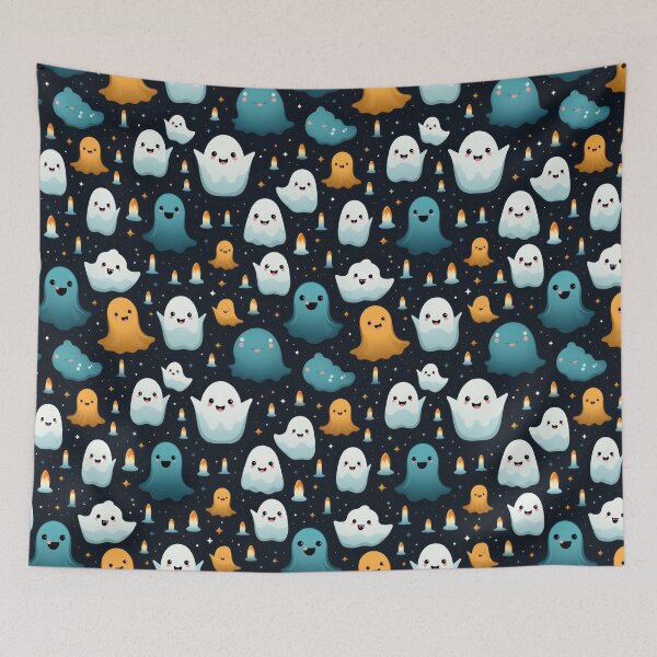 Item preview, Ethereal Echoes: Boo-tiful Ghosts Pattern designed and sold by KaleidoKiosk.