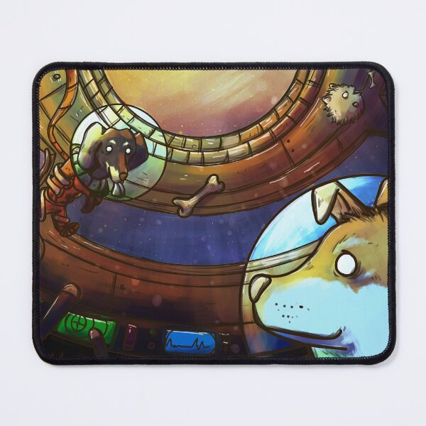 Item preview, space dog designed and sold by AnaLoup.