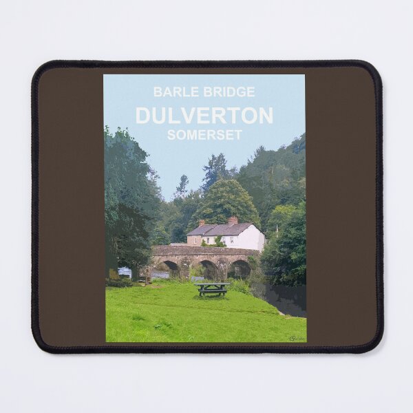 Item preview, Dulverton Somerset. Exmoor. Travel location poster designed and sold by BarbaraGlebska.
