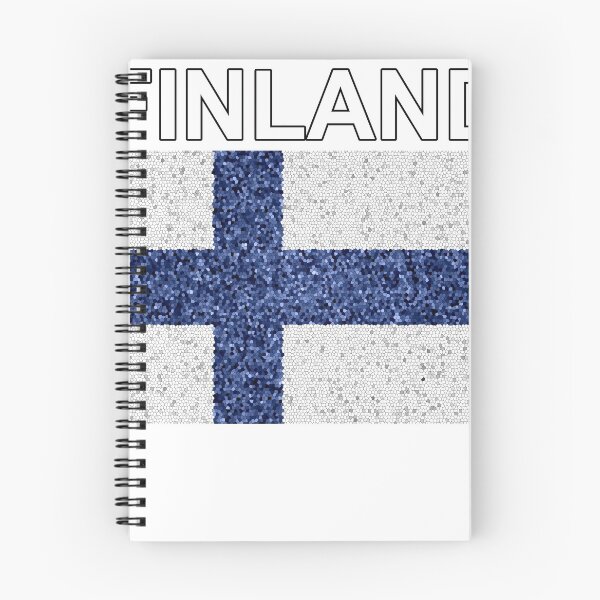 Item preview, Finland Flag Deluxe Mosaic Style designed and sold by merchhost.