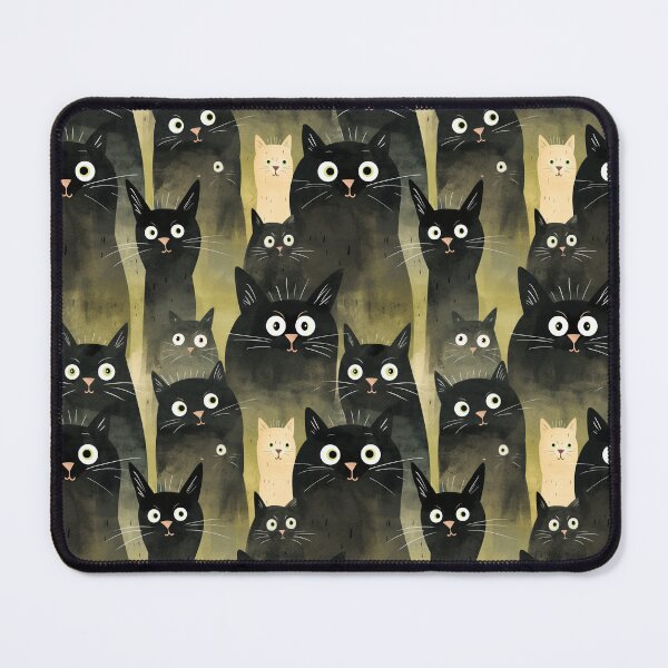 Item preview, Surprised Adorable Watercolor Cats designed and sold by VintageFlorals.