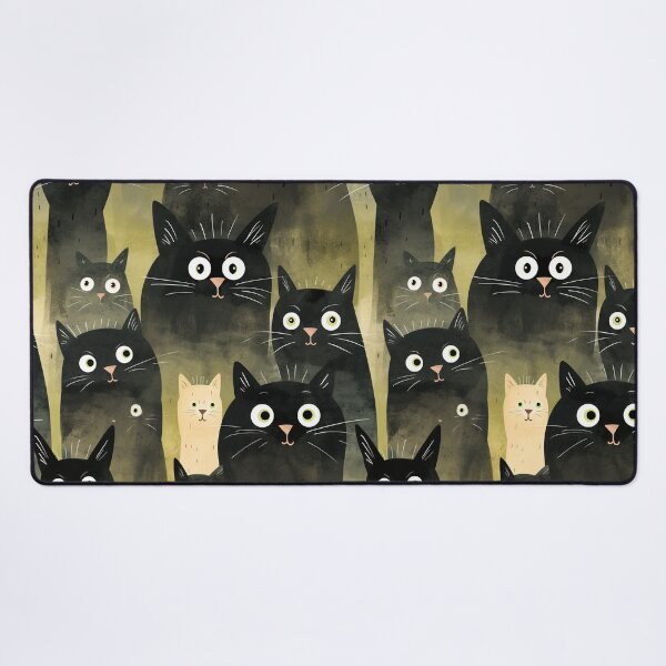Item preview, Surprised Adorable Watercolor Cats designed and sold by VintageFlorals.