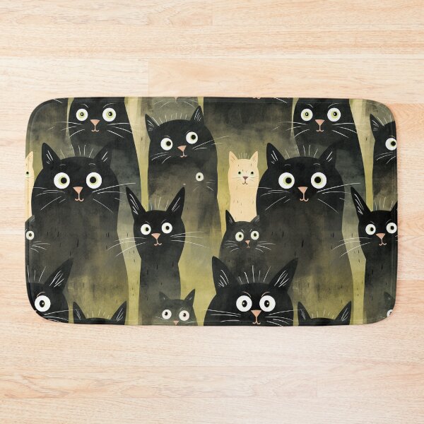 Item preview, Surprised Adorable Watercolor Cats designed and sold by VintageFlorals.