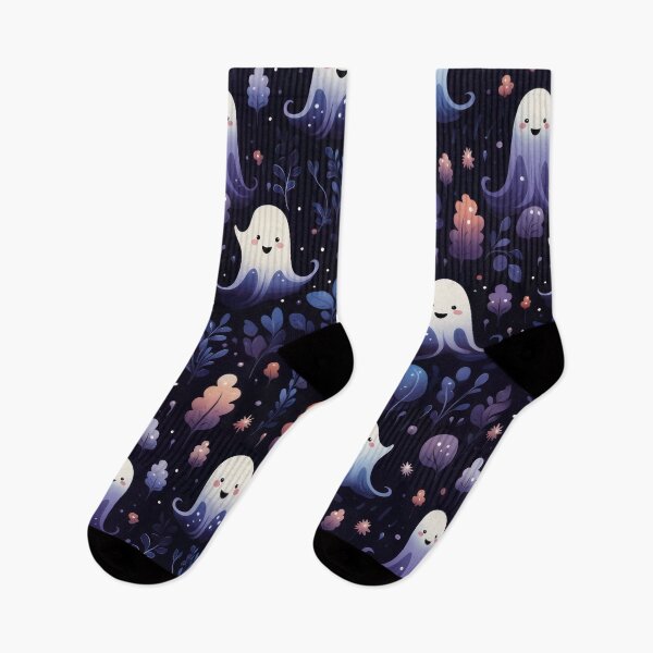 Item preview, Ethereal Echoes: Boo-tiful Ghosts Pattern designed and sold by KaleidoKiosk.