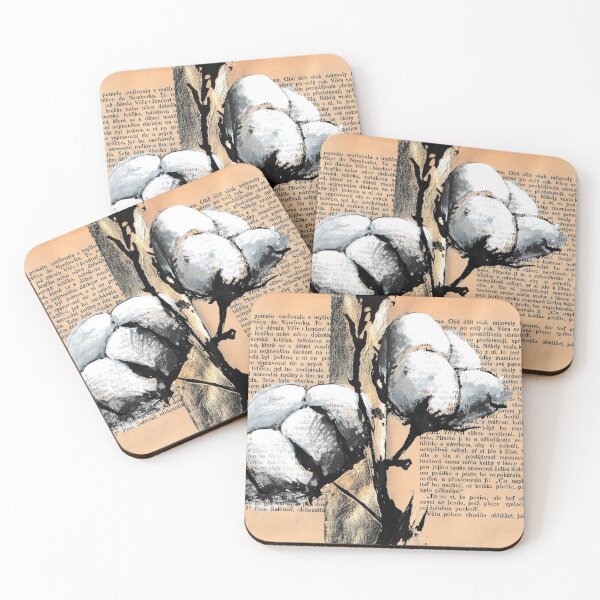 Item preview, cotton flowers down designed and sold by Kochankova.