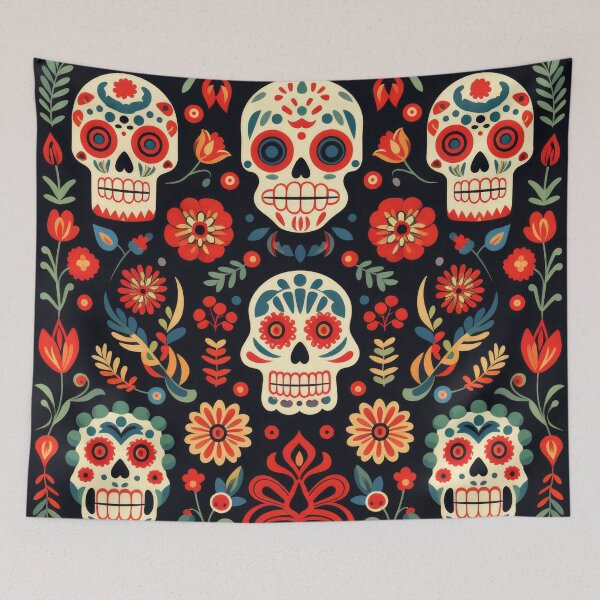 Item preview, Dia de los Muertos, Sugar Skull Pattern, Calavera day of the dead designed and sold by ZAHARIA DANIELA.
