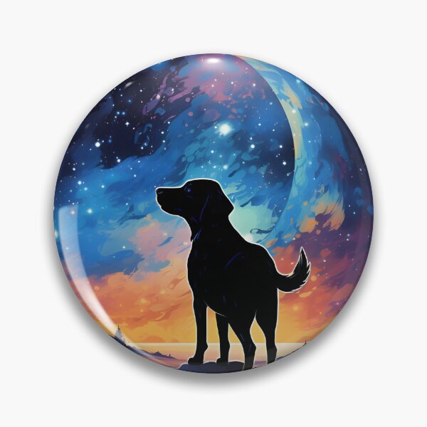 Item preview, Galactic Silhouette of a Dog  designed and sold by danielvec.