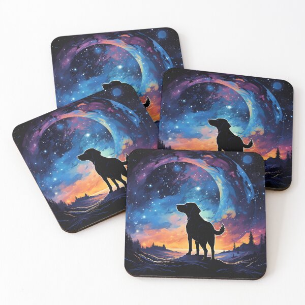 Item preview, Galactic Silhouette of a Dog  designed and sold by danielvec.