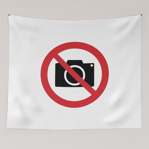 Item preview, NO Photography / NO Photos / NO Cameras (On White) designed and sold by STUDIO-72.