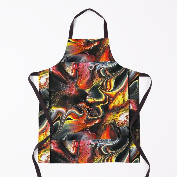 Item preview, Yellow swirls, meet red, black and white designed and sold by Jennifer Leavey Designs.