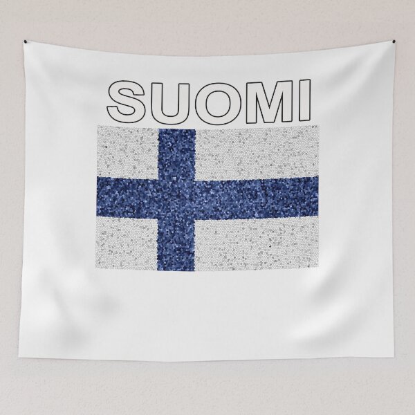 Item preview, Suomi Flag National Art Style Deluxe designed and sold by merchhost.