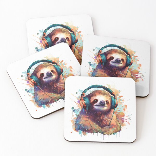 Item preview, Musical Sloth Design designed and sold by gemneye.