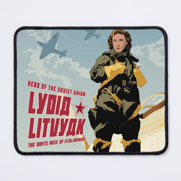 Item preview, Lydia Litvyak Russian Fighter Pilot designed and sold by jagerjg26.