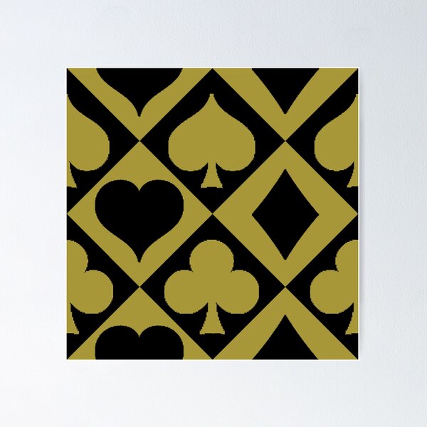 Item preview, Playing Card Style Black/Gold designed and sold by KelchKreatives.