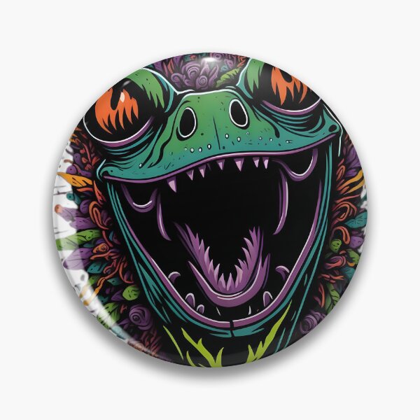 Item preview, Frog Head Fiesta: A Colorful Ode to Screaming Froggy designed and sold by mrabdennour.