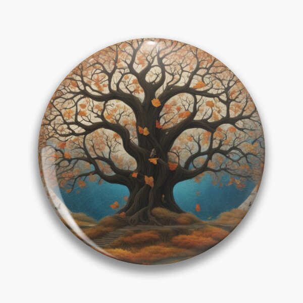Item preview, Magical Halo Autumn Fall Tree and Butterflies designed and sold by DigiDesignArt.