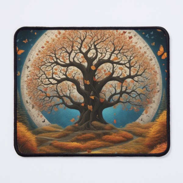 Item preview, Magical Halo Autumn Fall Tree and Butterflies designed and sold by DigiDesignArt.