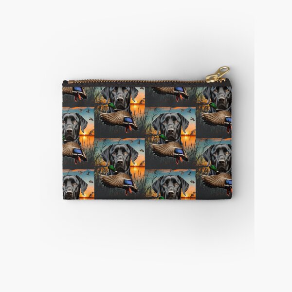 Item preview, Black Labrador Retreiver and Flying Mallard Sunrise Duck Hunt Design designed and sold by LifeCrush.
