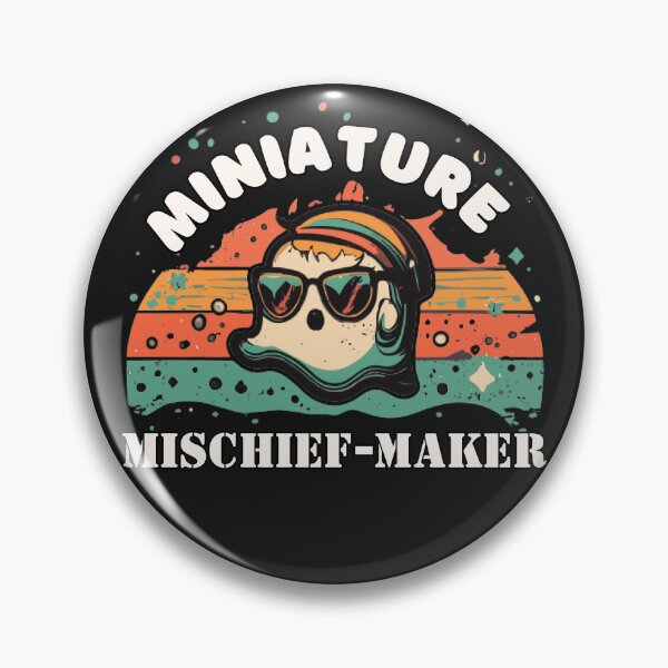 Item preview, Miniature mischief-maker-cute Halloween- Cute Halloween ghosts designed and sold by Aesthetix18.