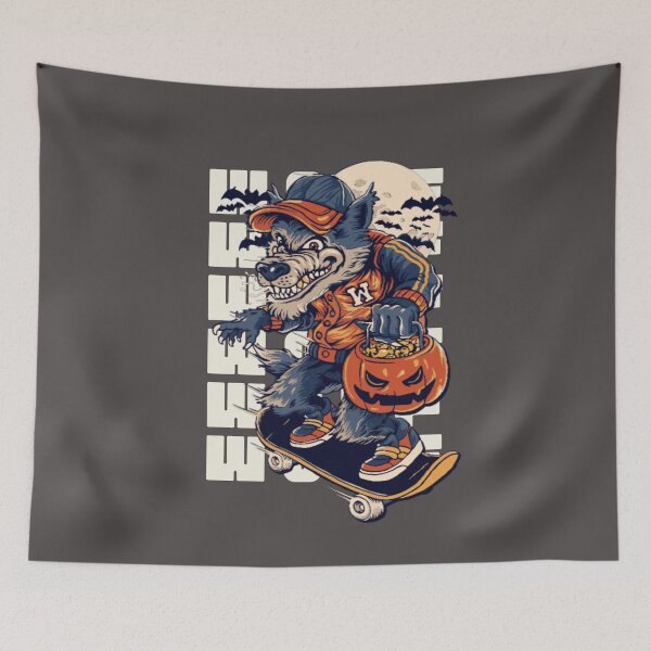 Item preview, Black beige navy Werewolf designed and sold by Beaurix.