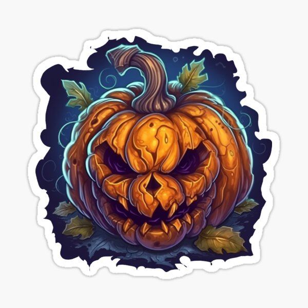 Item preview, Halloween pumpkin Vector illustration designed and sold by Mickeymouse2023.