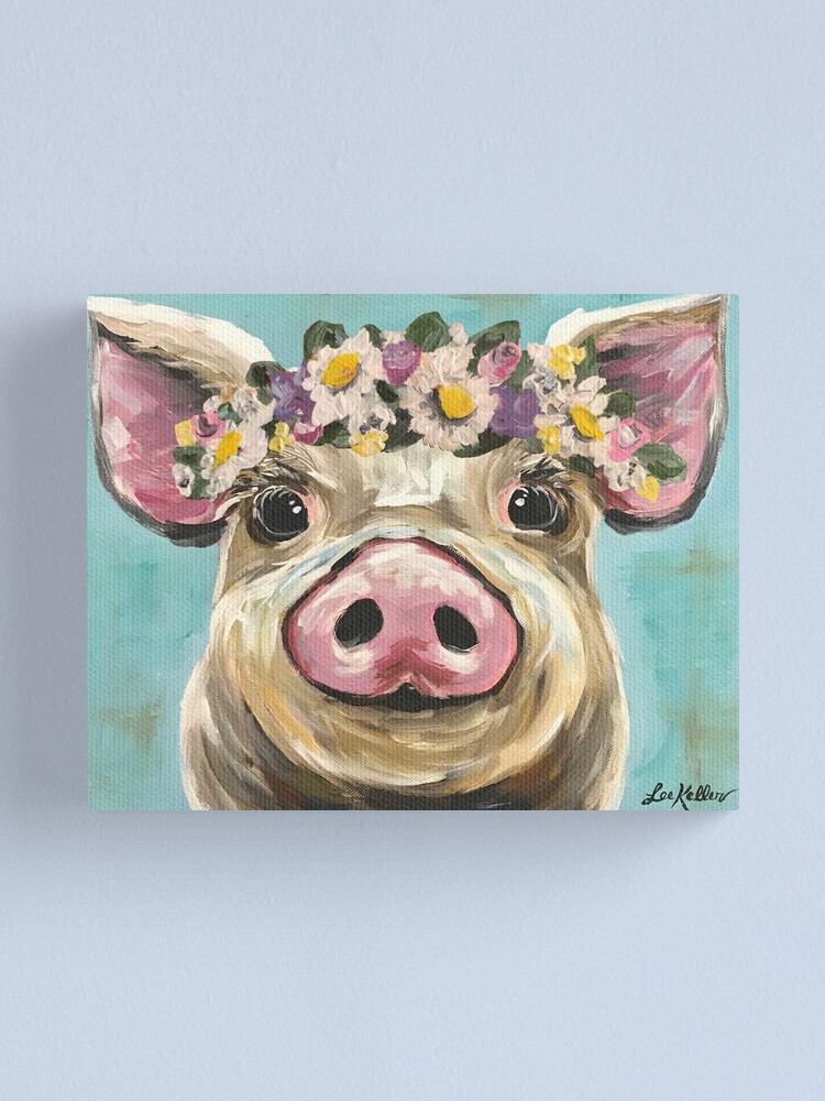 ARTCANVAS Pig Farm deals Animal Canvas Art Print