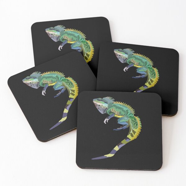 Item preview, C is for Chinese Water Dragon,Chinese Water Dragon – Graceful and Exotic Reptile Illustration designed and sold by PrettylittlepastelUk.