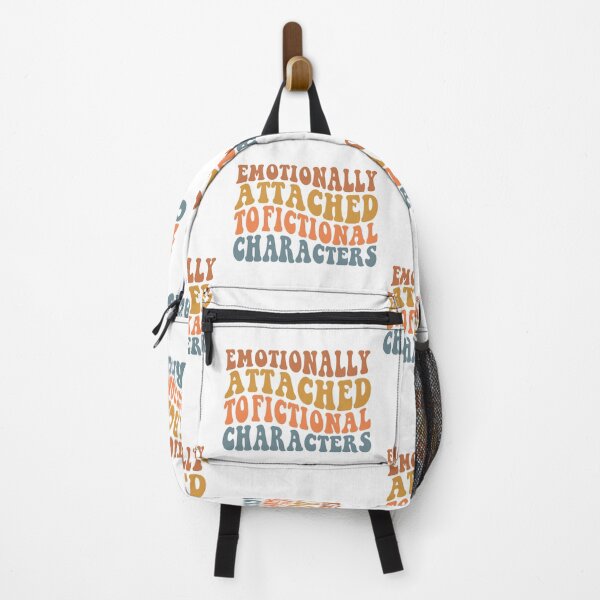 Item preview, Emotionally Attached to Fictional Characters Retro Text Book Lover designed and sold by ArtMeetsPizza.