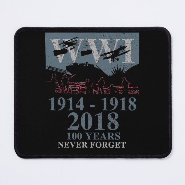 Item preview, World War One 100 Years Commemoration Remember Never Forget  Gift designed and sold by MilitaryMart.