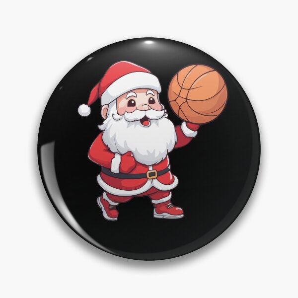 Item preview, Santa Playing Basketball Christmas designed and sold by Ridaelb.
