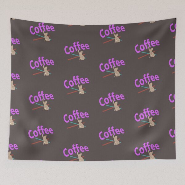 Item preview, Coffee Cat designed and sold by lobodelnoir.