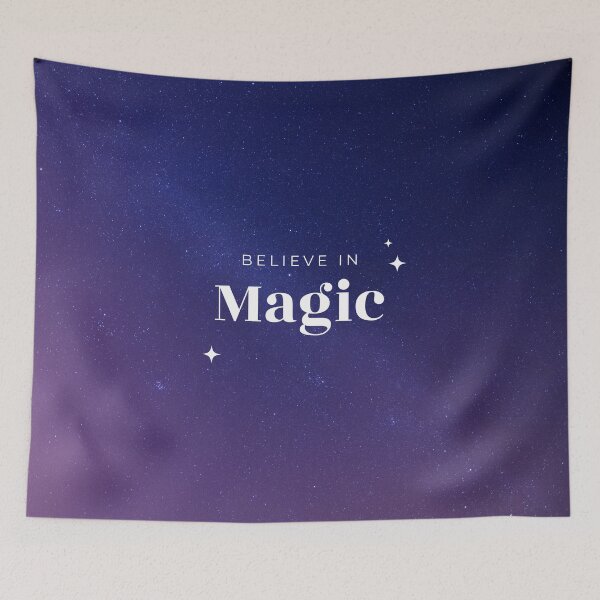 Item preview, Believe in Magic (Starry night sky) designed and sold by MyThemesDesign.