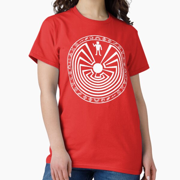 Item preview, Man in the Maze [white] designed and sold by Peregrinus Creative.