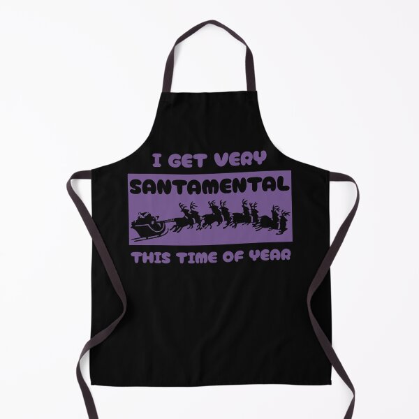 Item preview, Santamental (Purple on Black) designed and sold by FootprintDesign.